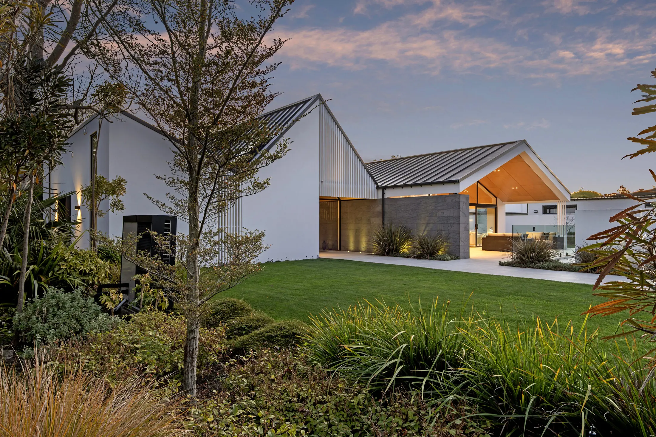 Landscaped grounds and architectural exterior